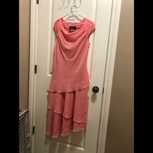 Ruffle Asymmetrical Dress